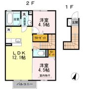 プルミエハヤシの間取り画像