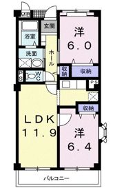 ヴィザージュの間取り画像
