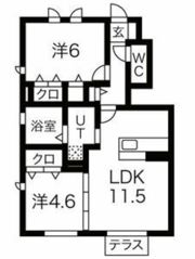 アンソレイエ ファミーユBの間取り画像