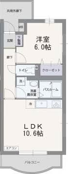 フィールドコート ステラの間取り画像