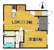 ヴィラージュさくらAの間取り画像