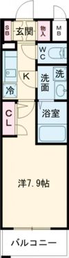 エスリード神戸海岸通の間取り画像