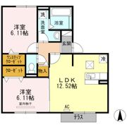 ムーンライト B棟の間取り画像