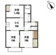 セシーズ兼基 Aの間取り画像