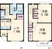 リバティツゥA棟の間取り画像