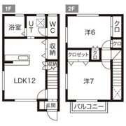 コーポリビエラIVの間取り画像