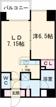 NCウィング菊水の間取り画像