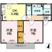 サンライズ下庄の間取り画像