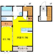 サニーポムA棟の間取り画像