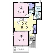 グレイスタウン丸領Cの間取り画像
