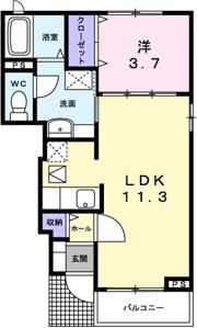 メゾンセレーノの間取り画像