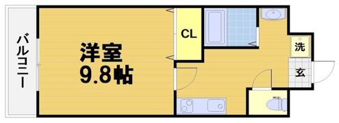 セントフローレンスONEの間取り画像