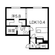 カレラ月寒 セカンドの間取り画像