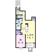 ラメール 富山の間取り画像