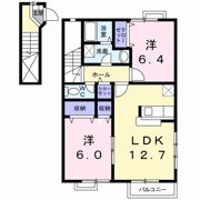 マンダリ－ナT・2 Dの間取り画像