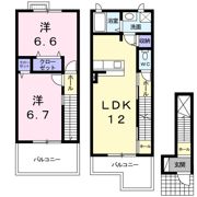 オーヴェスト2号館の間取り画像