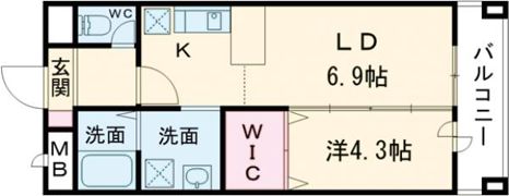 K．ライツェントの間取り画像