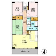 ルーチェ緑が丘Aの間取り画像