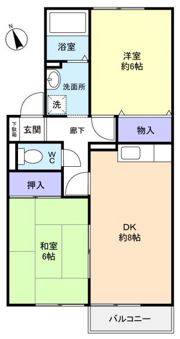 パストラル 弐番館の間取り画像