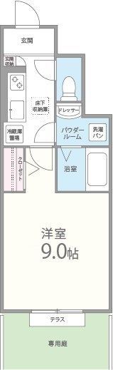 ファシルカワトⅡの間取り画像