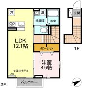 エスペランサ岩切の間取り画像