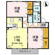 プレアデス･コート Bの間取り画像