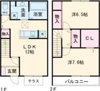 エクセルコート鷹丘 壱番館の間取り画像