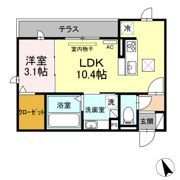 ヴェール東橋良の間取り画像