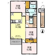 T’s スクエア 下鴨の間取り画像