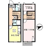 リースランド北条宮の町 Bの間取り画像