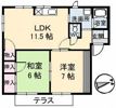ドムス・ヒルズ F棟の間取り画像