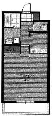 ラフィーネ桂Ⅱの間取り画像