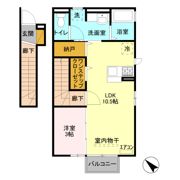 プレシャス Aの間取り画像