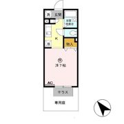 パセオ姫路Ⅱの間取り画像