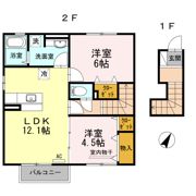 ハピネス B棟の間取り画像
