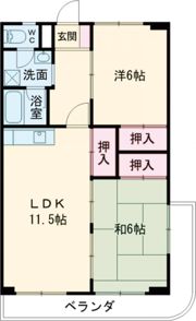 アビタシオン酒井の間取り画像