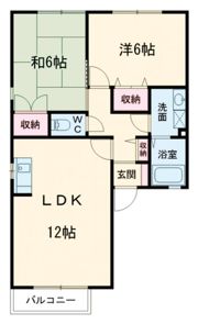 ピュア アムール Bの間取り画像
