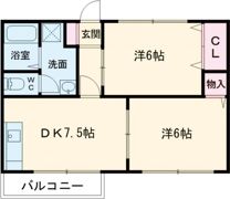 エスポワールメゾン B棟の間取り画像