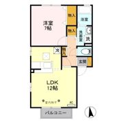 ヴィラージュ Ⅱの間取り画像