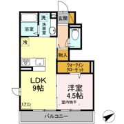 ジュネス前原の間取り画像