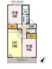 ヒルサイドタウン ABの間取り画像
