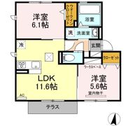 リレータウンの間取り画像