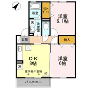 カサヴィラージュの間取り画像