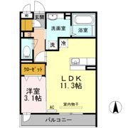 KRANE B棟の間取り画像