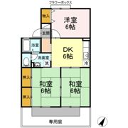 クレール皆春 B棟の間取り画像