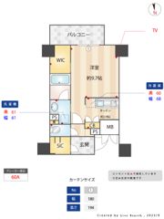 ウェルブライト博多ステーションの間取り画像