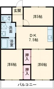 サニーサイド竹野の間取り画像