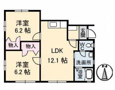 アネックス・I D棟の間取り画像