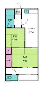 グリーンアベニューの間取り画像