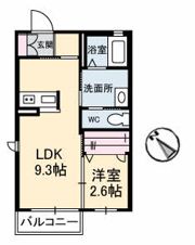 シャーメゾン唯の間取り画像